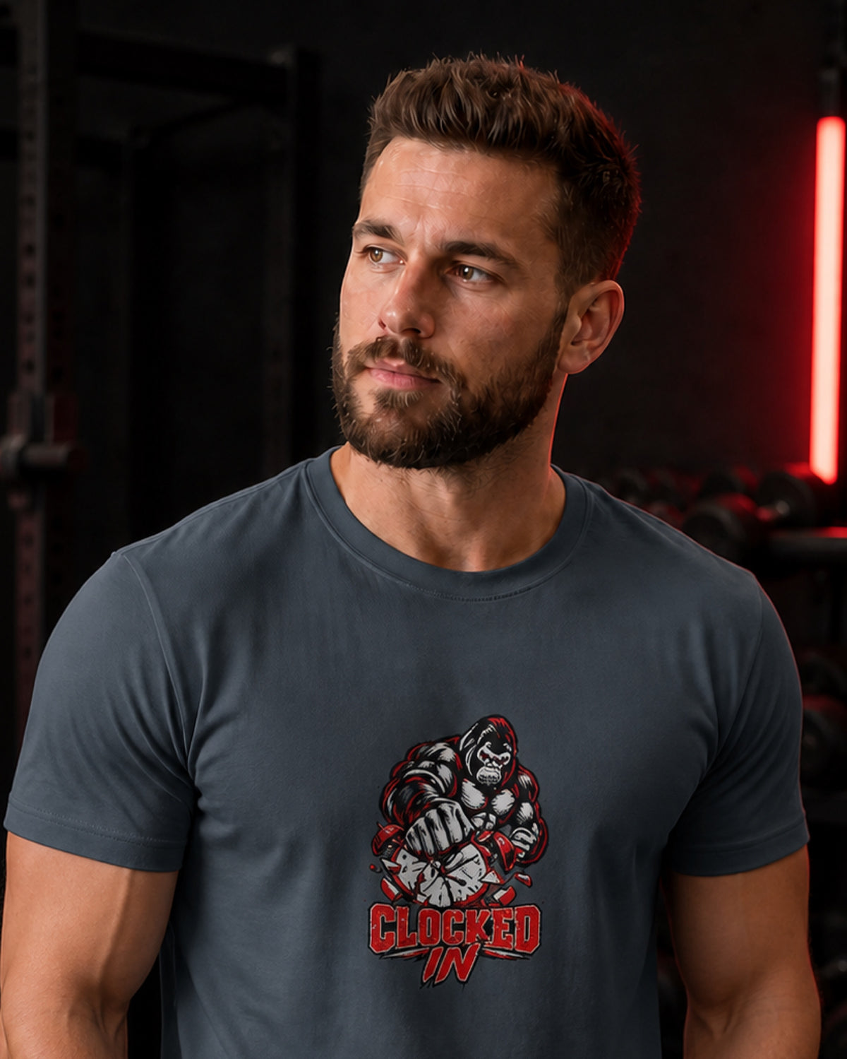 8PE Wear Clocked In Premium Tee