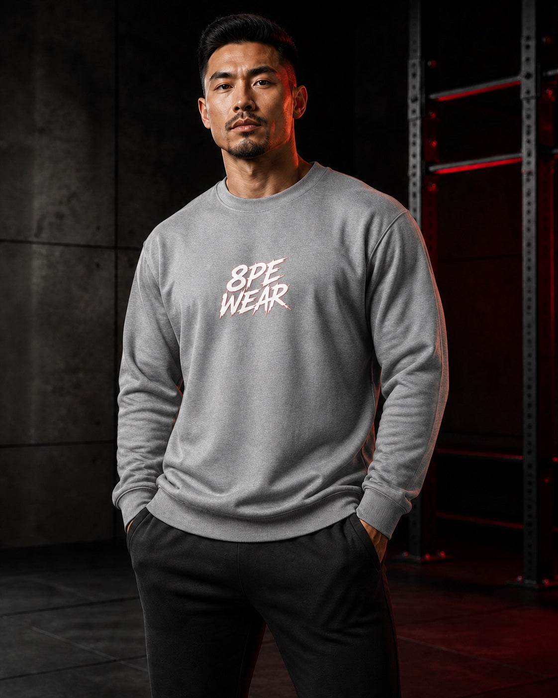 8PE Wear Foundational Midweight Crewneck