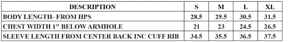 8PE Wild Energy Heavyweight Hoodie manufacturer size chart